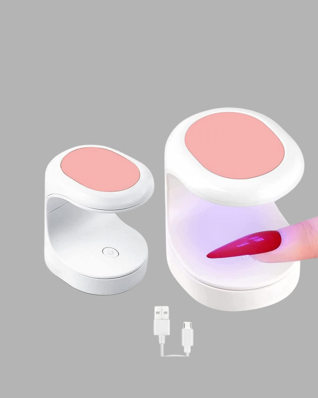 20.000 RPM Tırnak Matkabı + Mini LED Oje Kurutma Cihazı Seti - Görsel 4