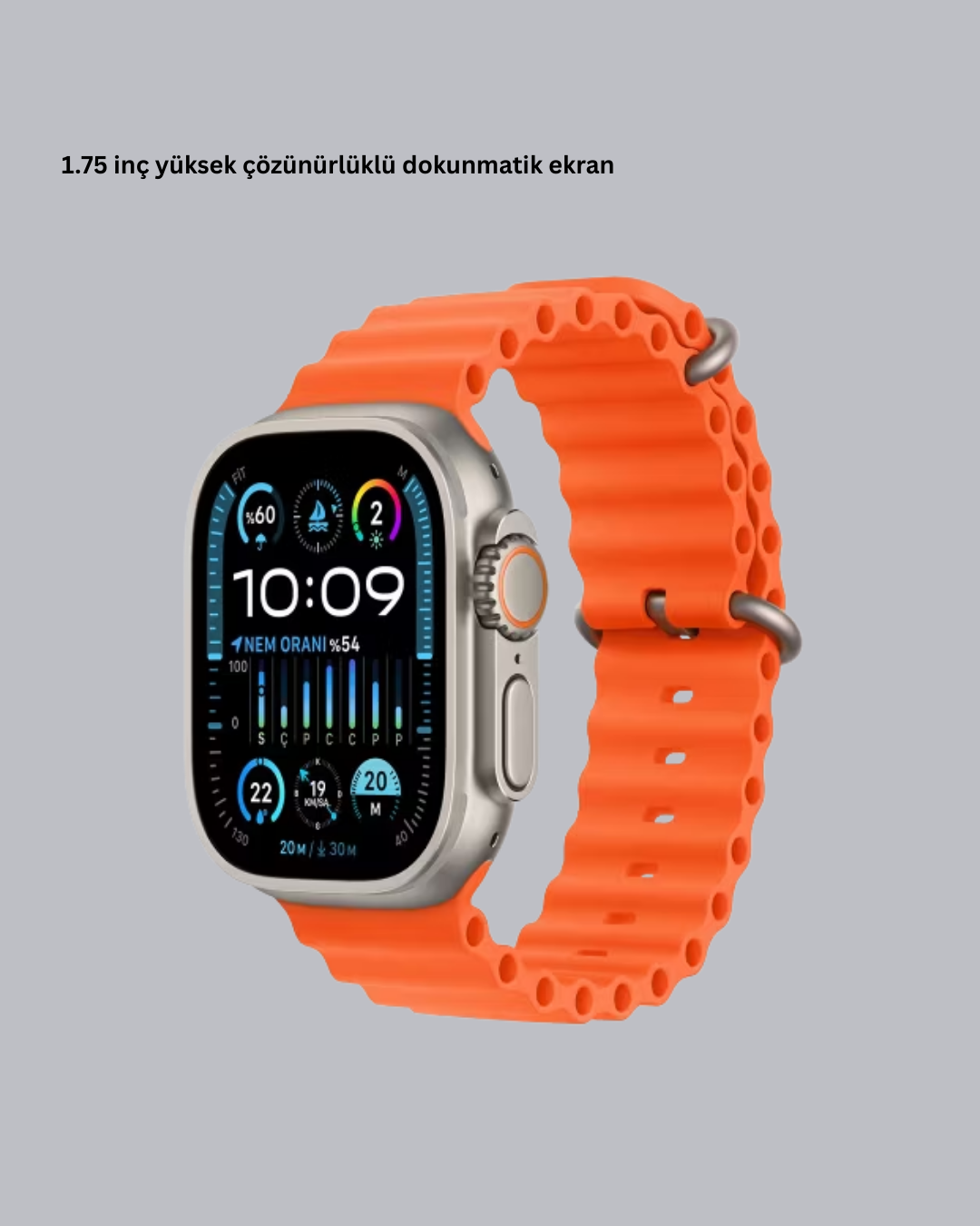 S8 Ultra Akıllı Saat ve Bluetooth Kablosuz Kulaklık 2’li Set - Görsel 4