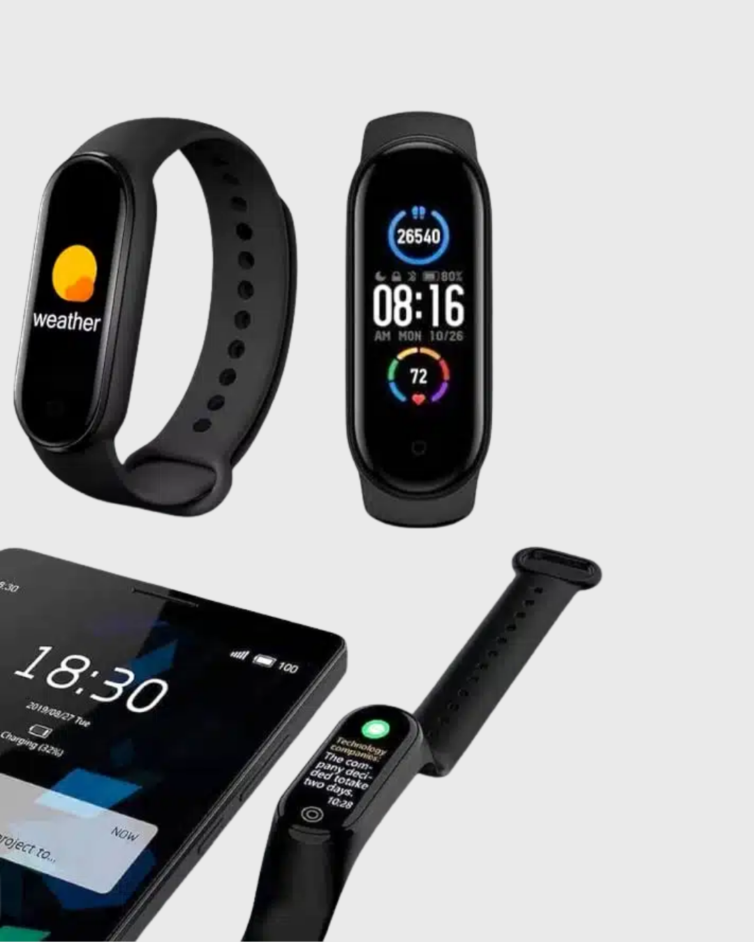 M6 Akıllı Bileklik ve Bluetooth Spor Kulaklık 2’li Set - Görsel 5