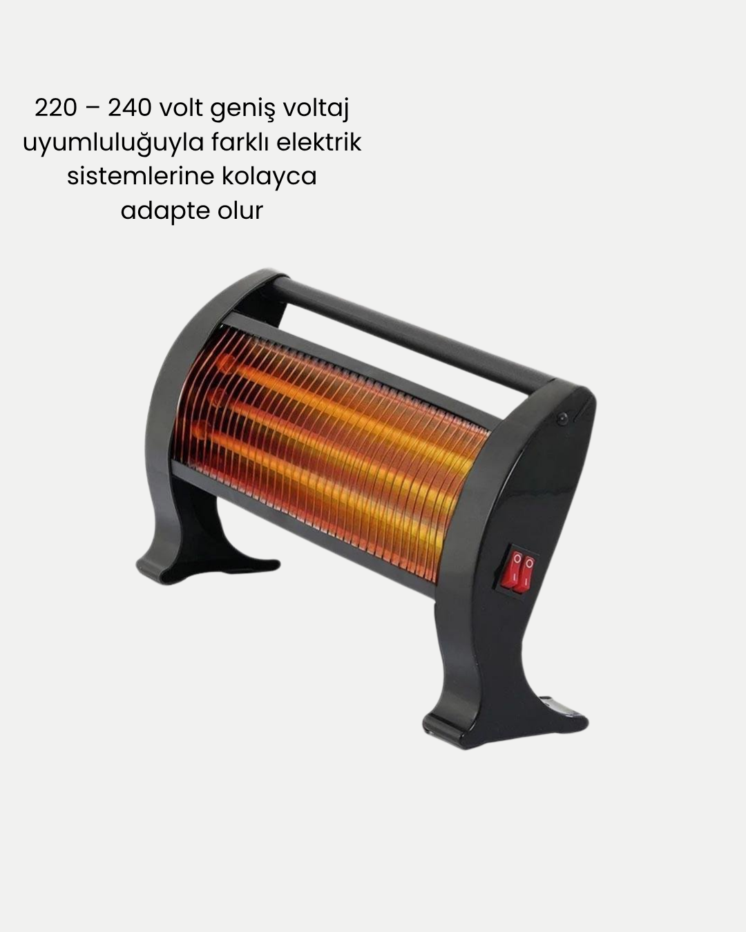 1200 Watt Ayak Isıtıcı – Hızlı Isınma, 2 Yıl Garantili ve Şık Tasarım - Görsel 5