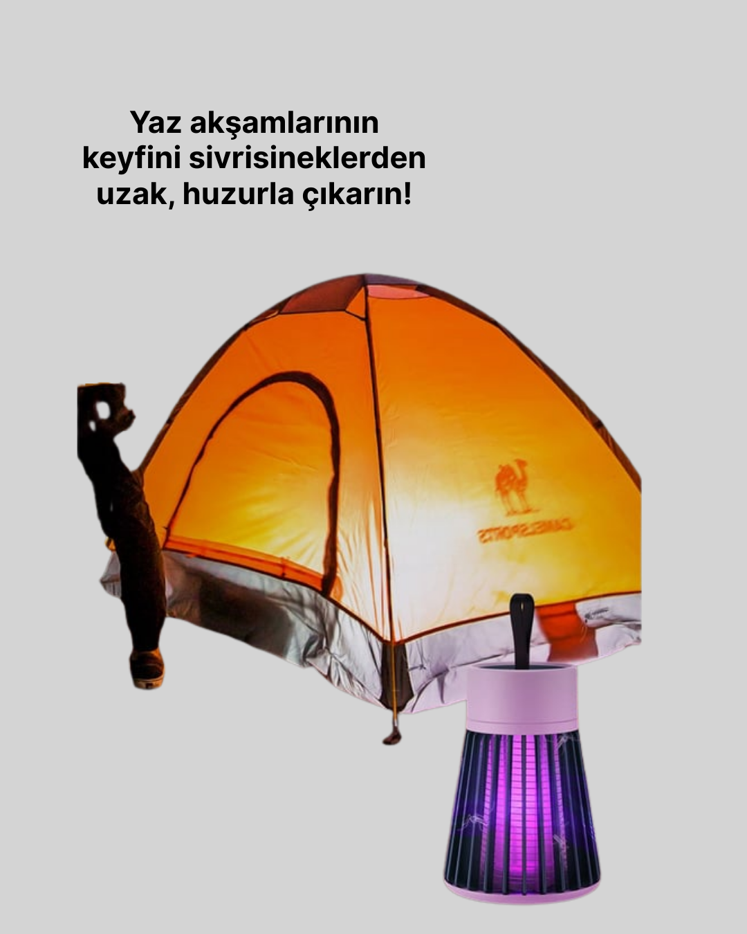 Çocuk ve Evcil Hayvan Dostu Sivrisinek Yakalama Lambası - Görsel 5