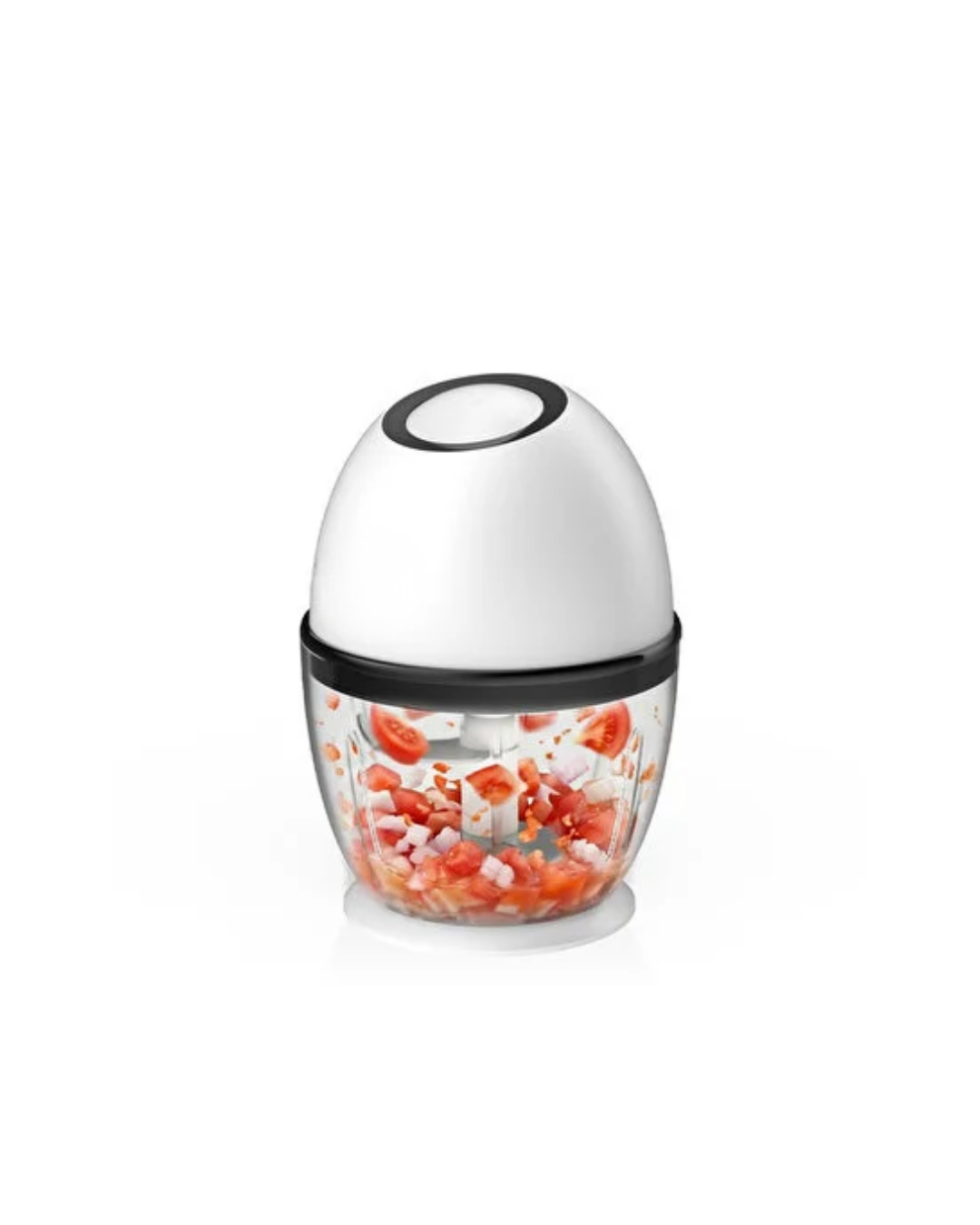 Kablosuz Mini Doğrayıcı 450 ML Şarjlı Sebze Doğrayıcı Paslanmaz Çelik Bıçaklı - Görsel 2