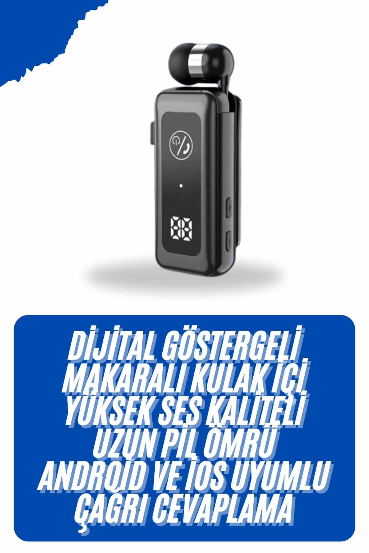 Kablolu Kulak İçi 5.2 Makaralı Titreşimli Bluetooth Kulaklık - Görsel 2