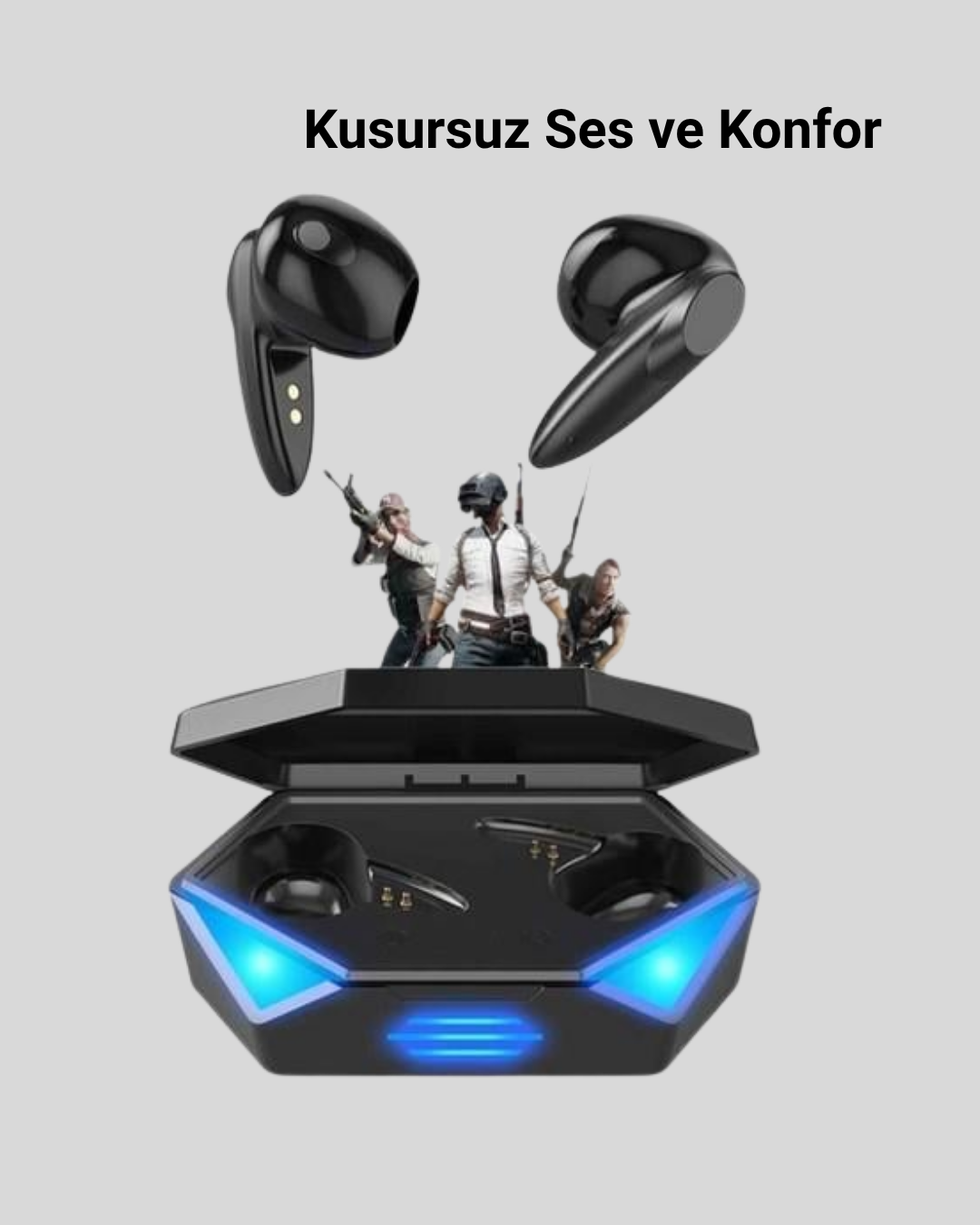 Bluetooth 5.0 Oyun ve Müzik Kulaklığı – 3D Ses Kalitesi - Görsel 5