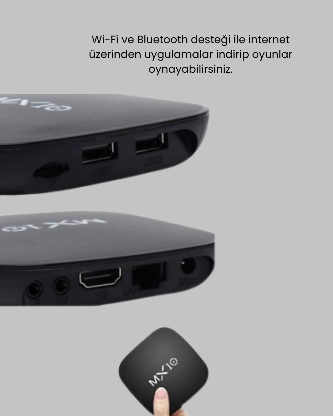 Android 4K TV Box – Wi-Fi, Bluetooth, Dolby Ses, 60 FPS Ultra HD - Görsel 5