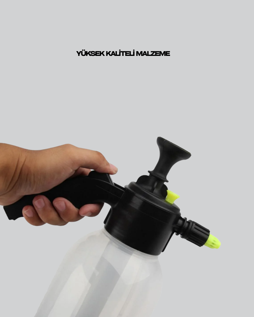 Köpük Püskürtücü 2 Litre Dayanıklı Manuel Basınçlı Yıkama Şişesi - Görsel 5