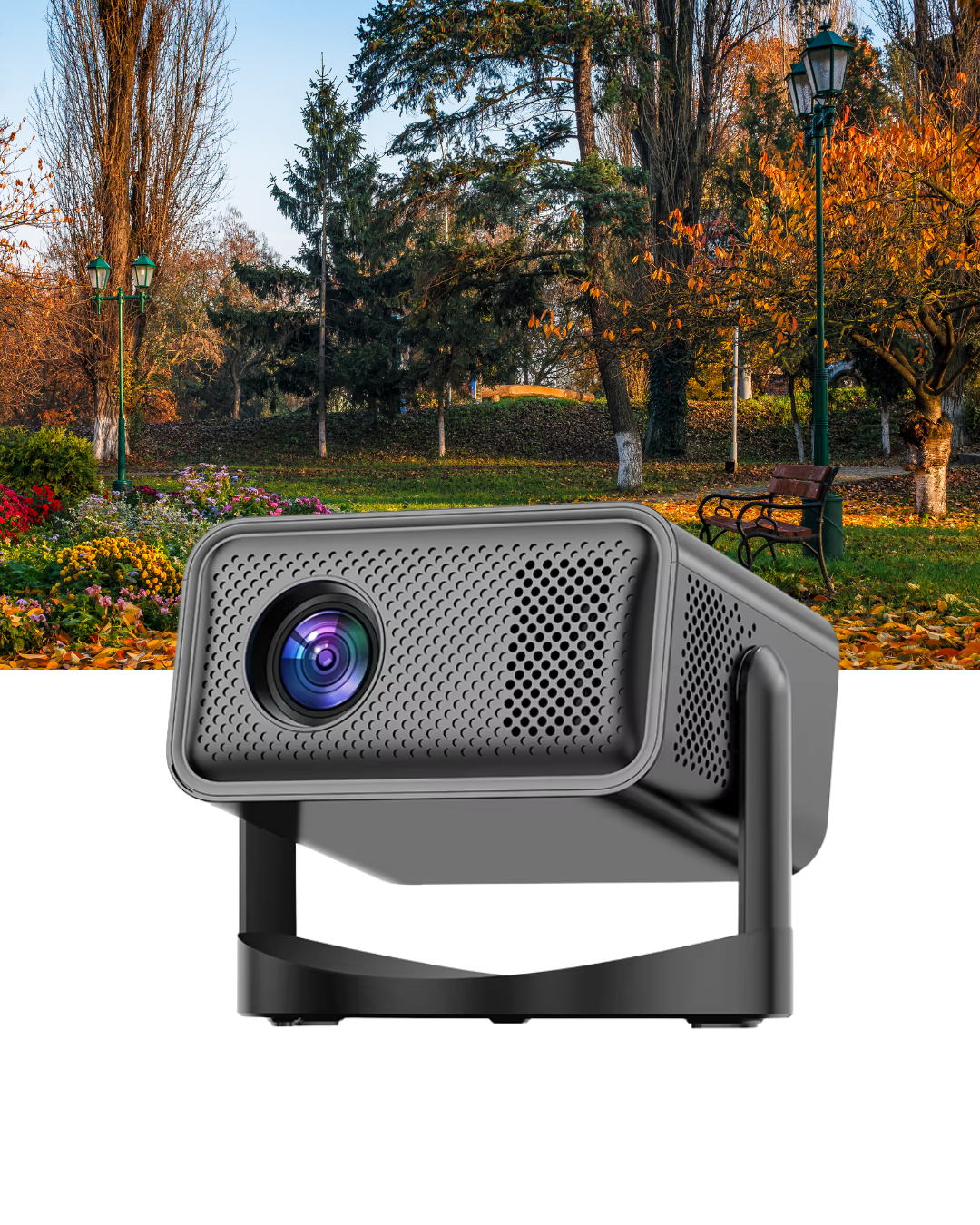 Smart Projector Android TV Taşınabilir Gimbal Standlı - Görsel 5
