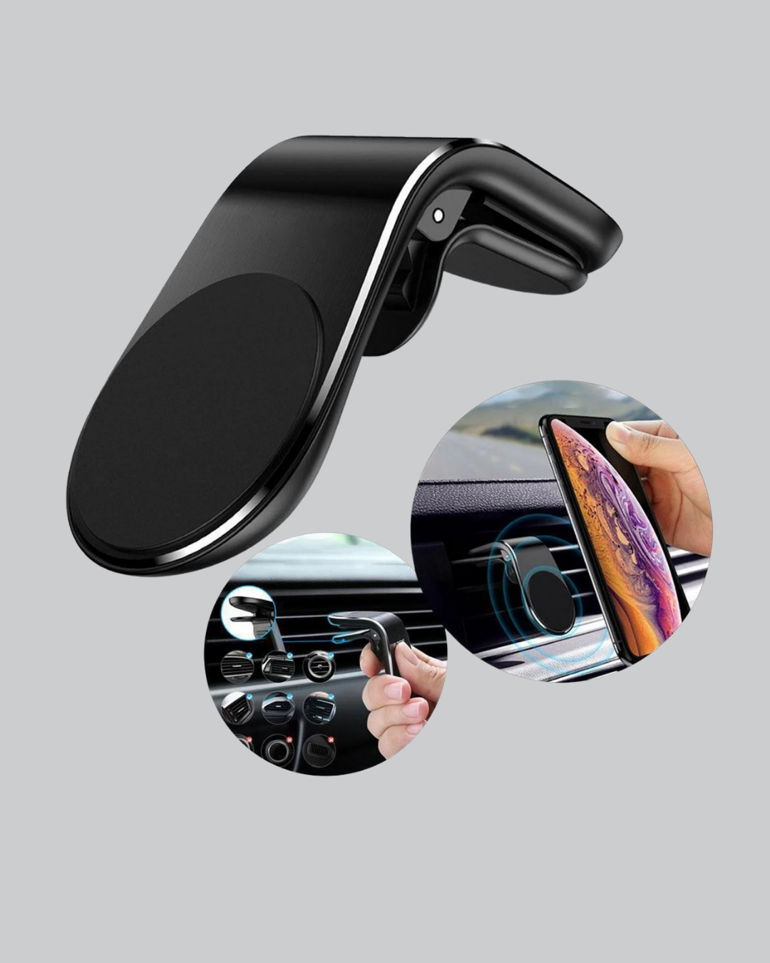 Mini Manyetikli Araç Telefon Tutucu - Görsel 2