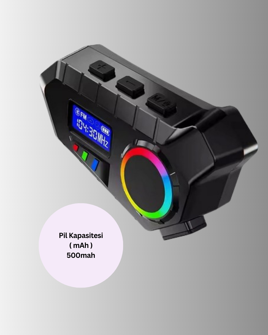 Bluetooth 5.4 İnterkom IP65 Toz ve Su Geçirmez LED Göstergeli - Görsel 2