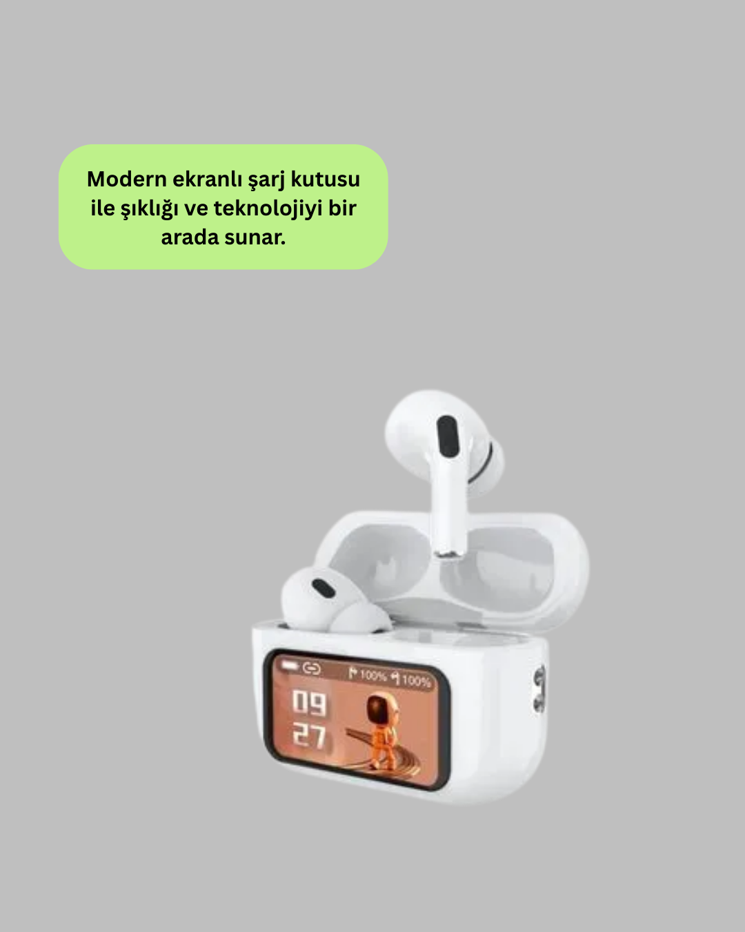 Akıllı Sensörlü Su Geçirmez Bluetooth Kulaklık Güçlü Batarya ve Bass - Görsel 2