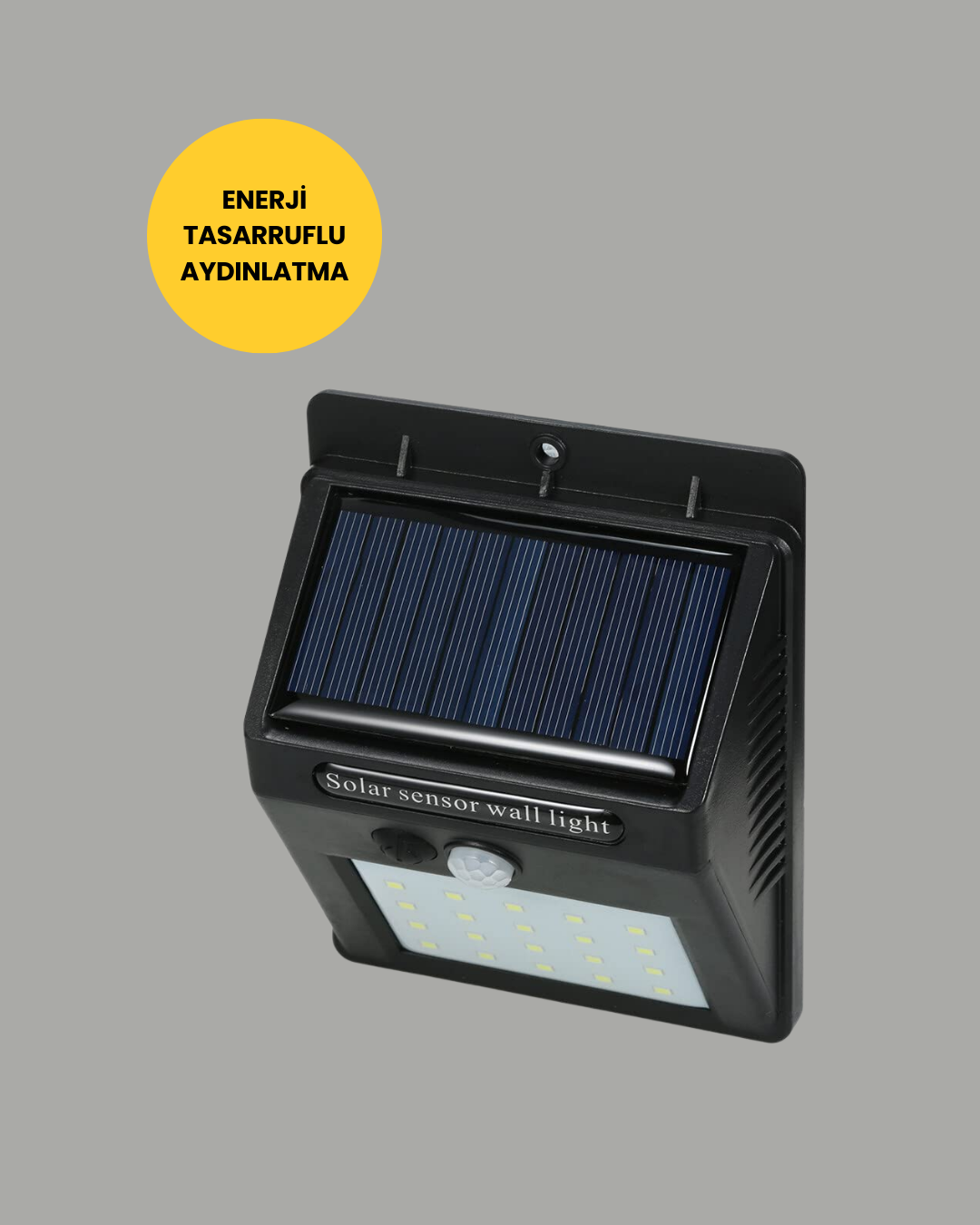 Solar Enerjiyle Çalışan IP65 Su Geçirmez 20 LED Duvar Lambası - Görsel 2