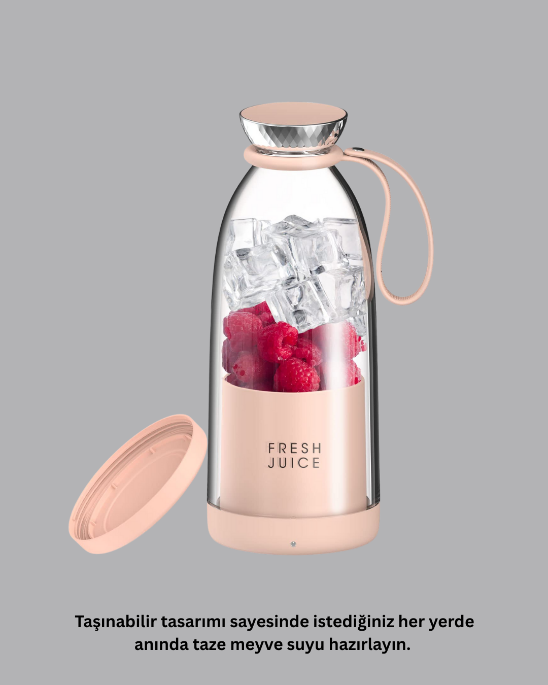 Taşınabilir USB Şarjlı Taze Meyve Suyu Blender - Görsel 2