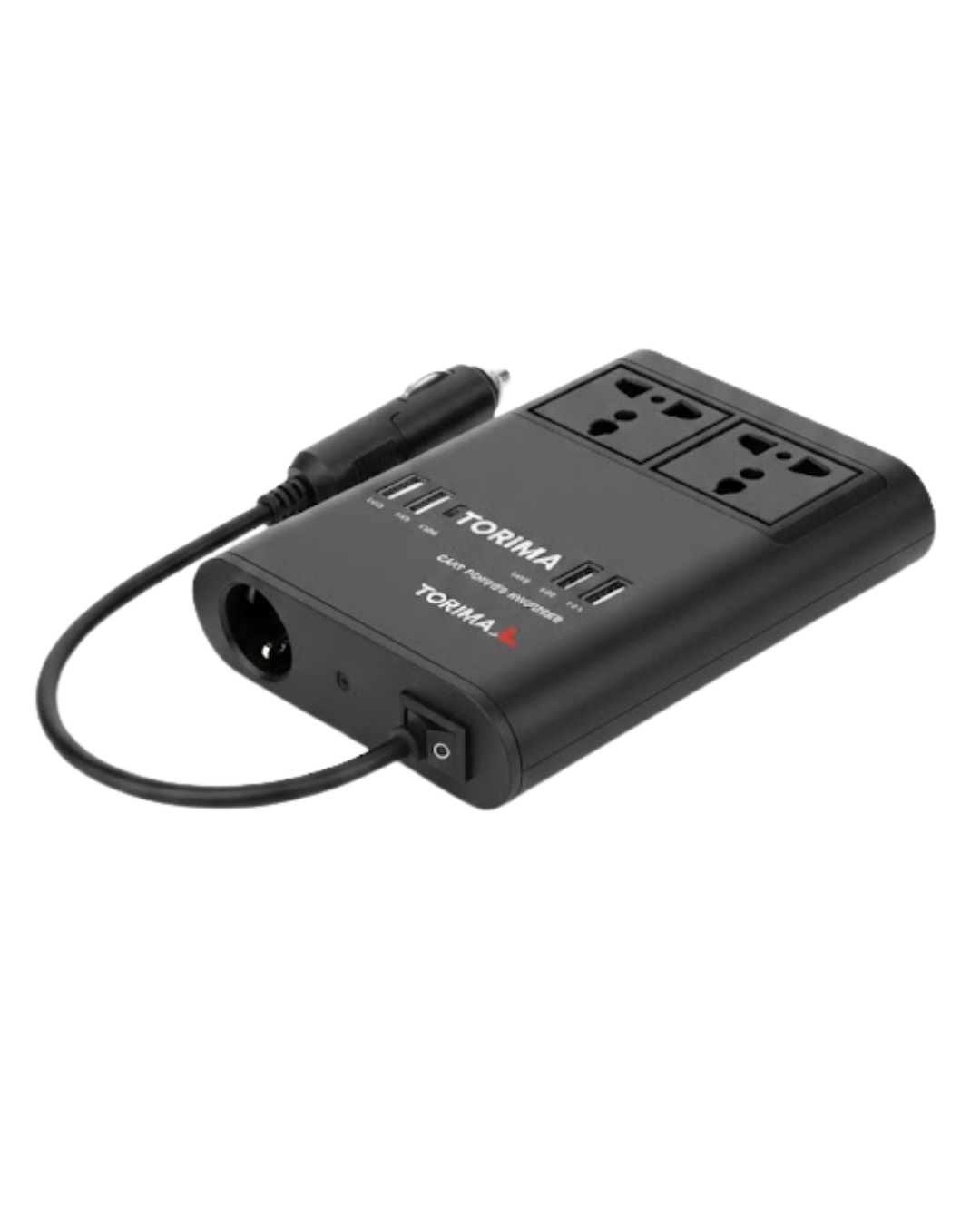 Araç İçin 12V 24V Güç Dönüştürücü 220V Priz ve USB Portlu - Görsel 2