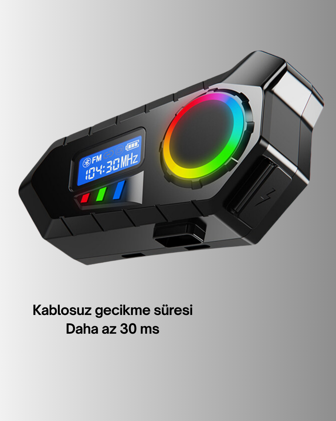Bluetooth 5.4 İnterkom IP65 Toz ve Su Geçirmez LED Göstergeli - Görsel 3