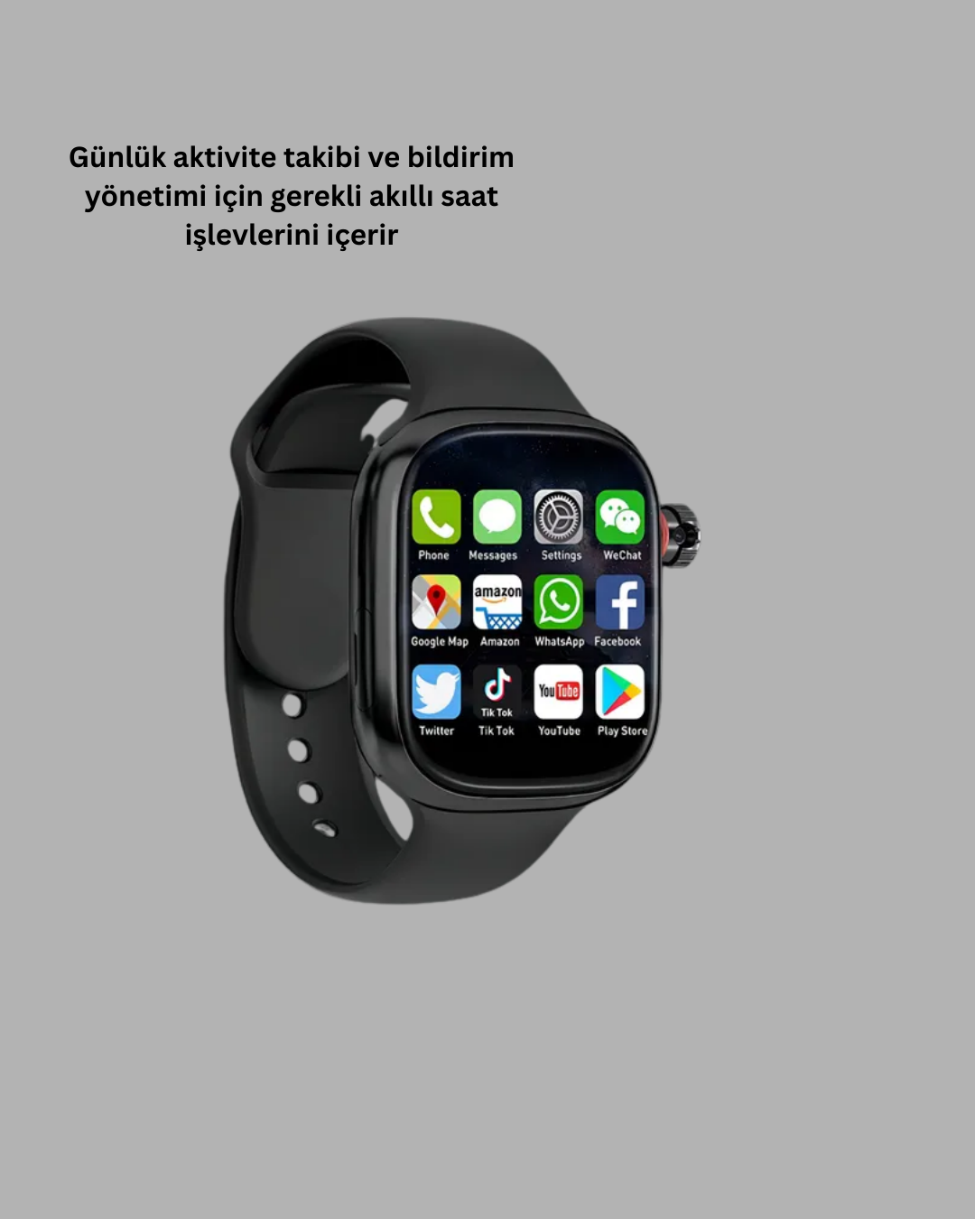 SIM Kartlı GPS Destekli Akıllı Saat Sesli Görüşmeli - Görsel 3