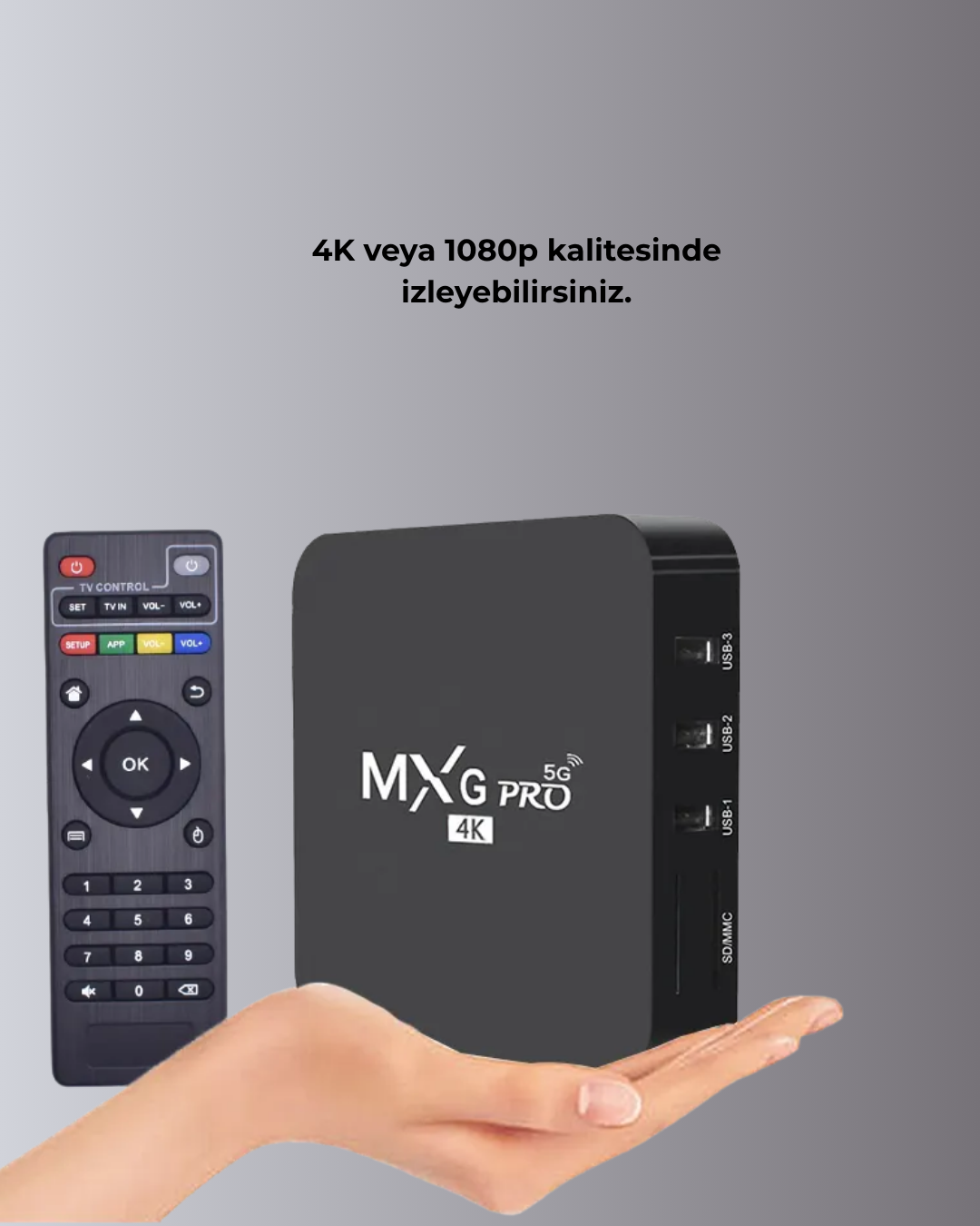 4K Smart TV Box - Görsel 3