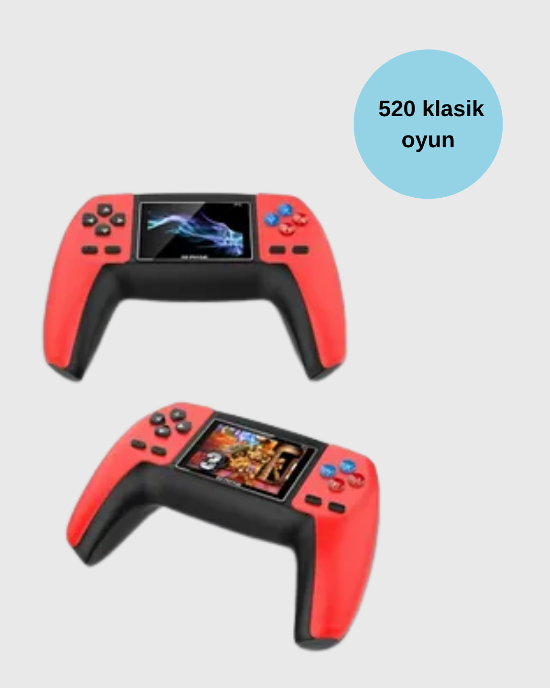 P5 Retro GamePad | 520 Klasik Oyunlu Mini Oyun Konsolu - Görsel 3