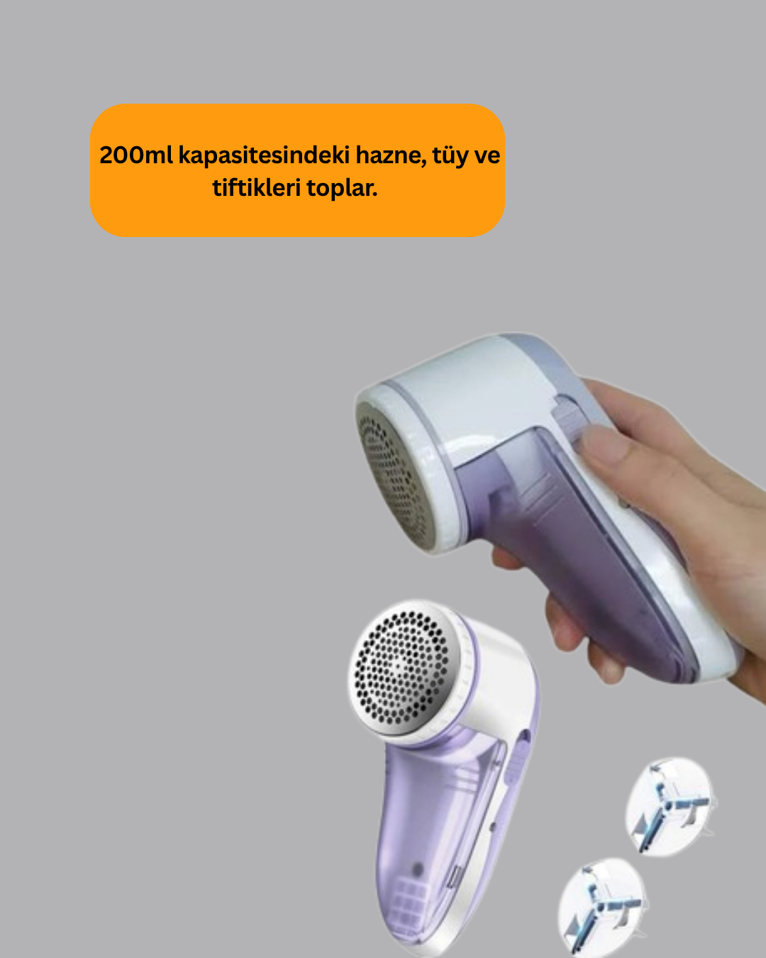 Kompakt Giysi Temizleme Cihazı – Tek Tuşla Kullanım - Görsel 3