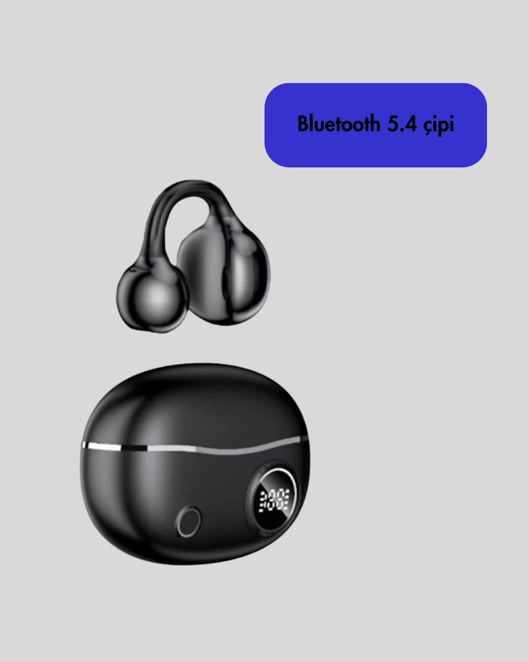 Açık Kulak Kablosuz Bluetooth Kulaklık – Konforlu Tasarım ve Uzun Süreli Kullanım - Görsel 3