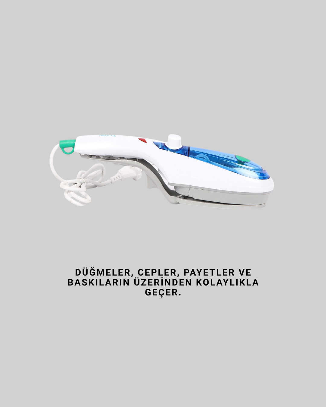 Buharlı Pratik Ütü Seyahat Tipi Kırışıklık Giderici - Görsel 4