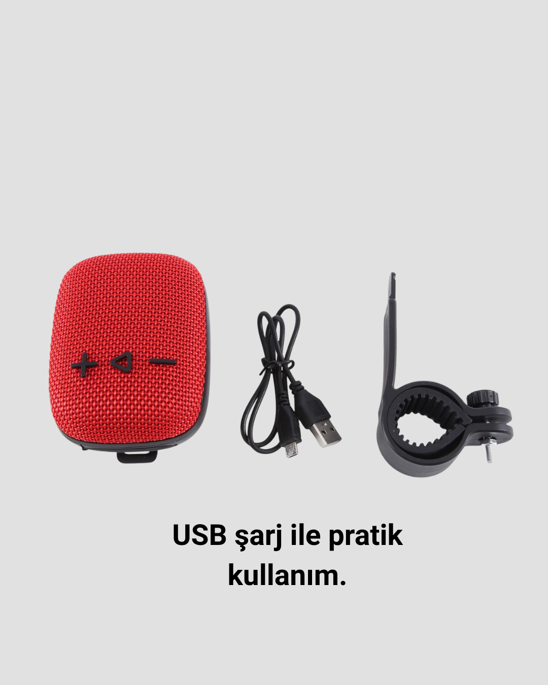 Taşınabilir Bluetooth Hoparlör 800mAh Uzun Pil Ömrü - Görsel 4