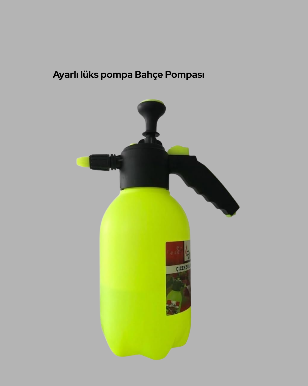 2 Litre Püskürtücü Bakır Nozullu Ayarlı Sprey Temizlik ve Bahçe - Görsel 3