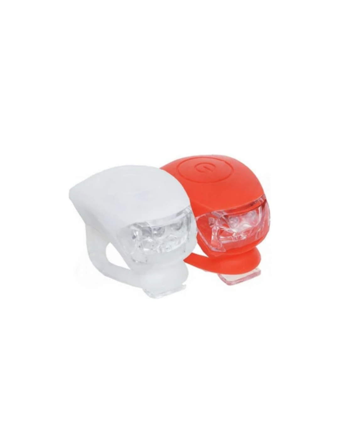LED Bisiklet Işığı 2li Set Kırmızı Beyaz Çakar Lamba Seti - Görsel 3