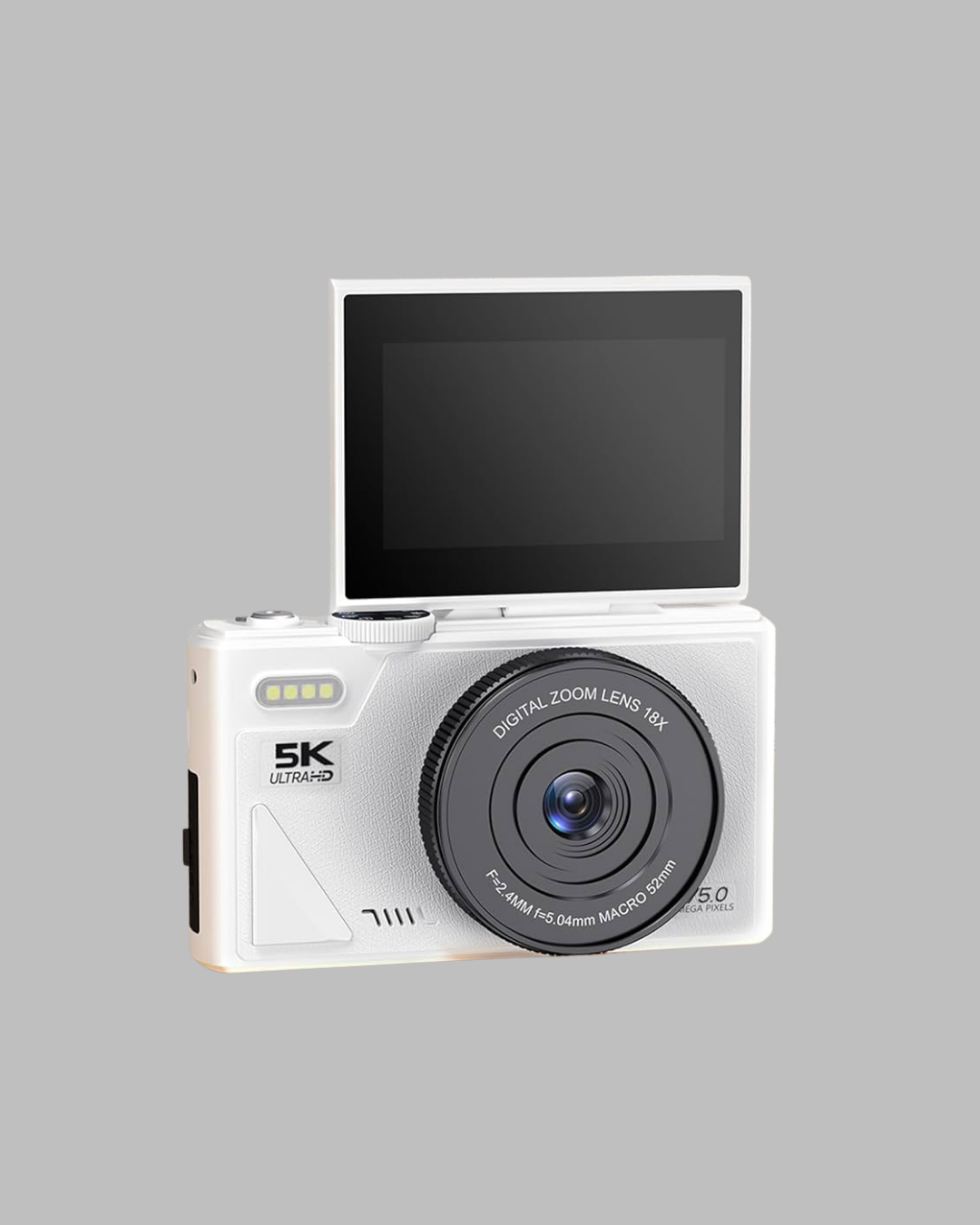 5K UHD Dijital Kamera WiFi Bağlantılı Otofokus 18x Zoom Taşınabilir - Görsel 3
