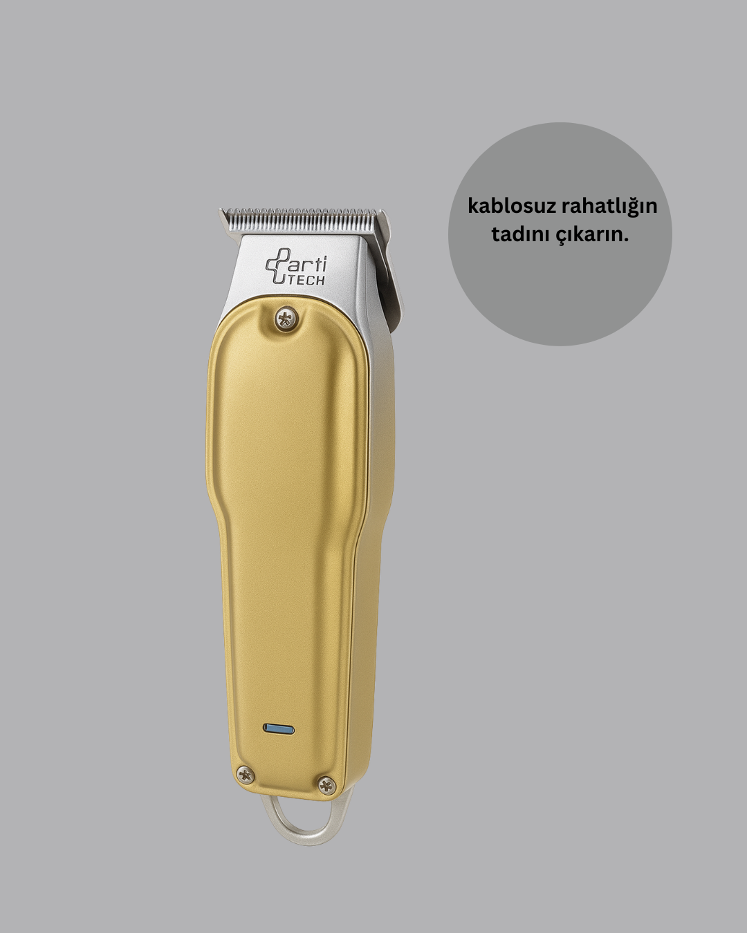 USB Şarjlı Saç Sakal Kesme Makinesi Hassas Detay Kesim İçin - Görsel 3