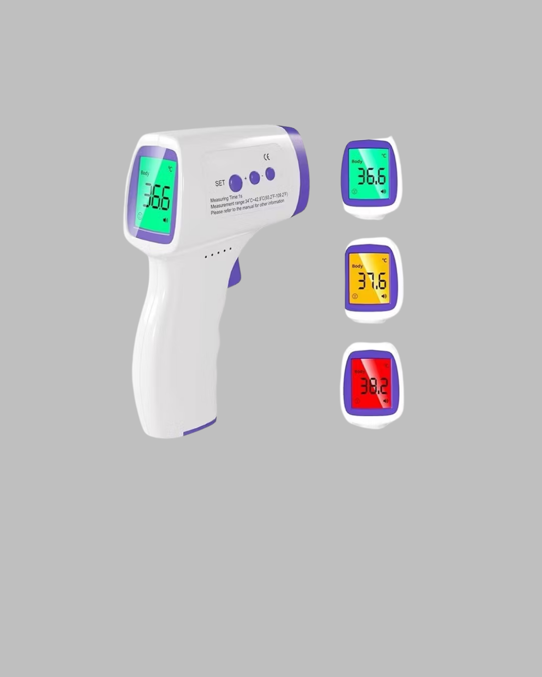 LCD EKRAN TEMASSIZ ATEŞ ÖLÇER - Görsel 4