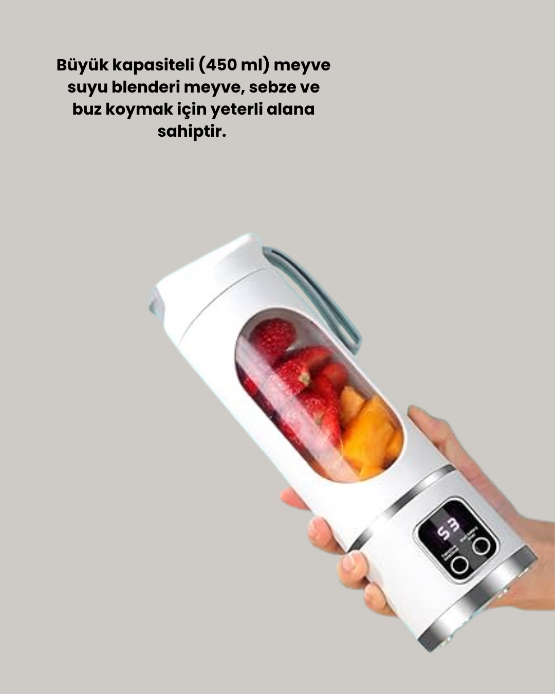 Taşınabilir Şarjlı Blender - Görsel 3