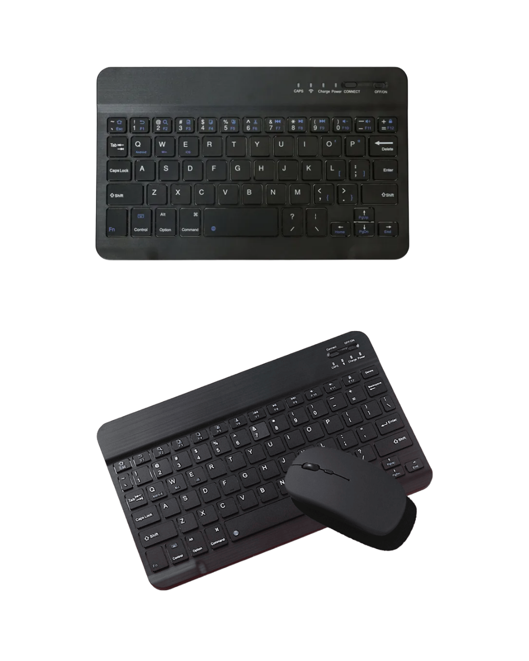 Wireless Klavye Mouse Seti Bluetooth Bağlantılı İnce Tasarım Sessiz Kullanım - Görsel 3