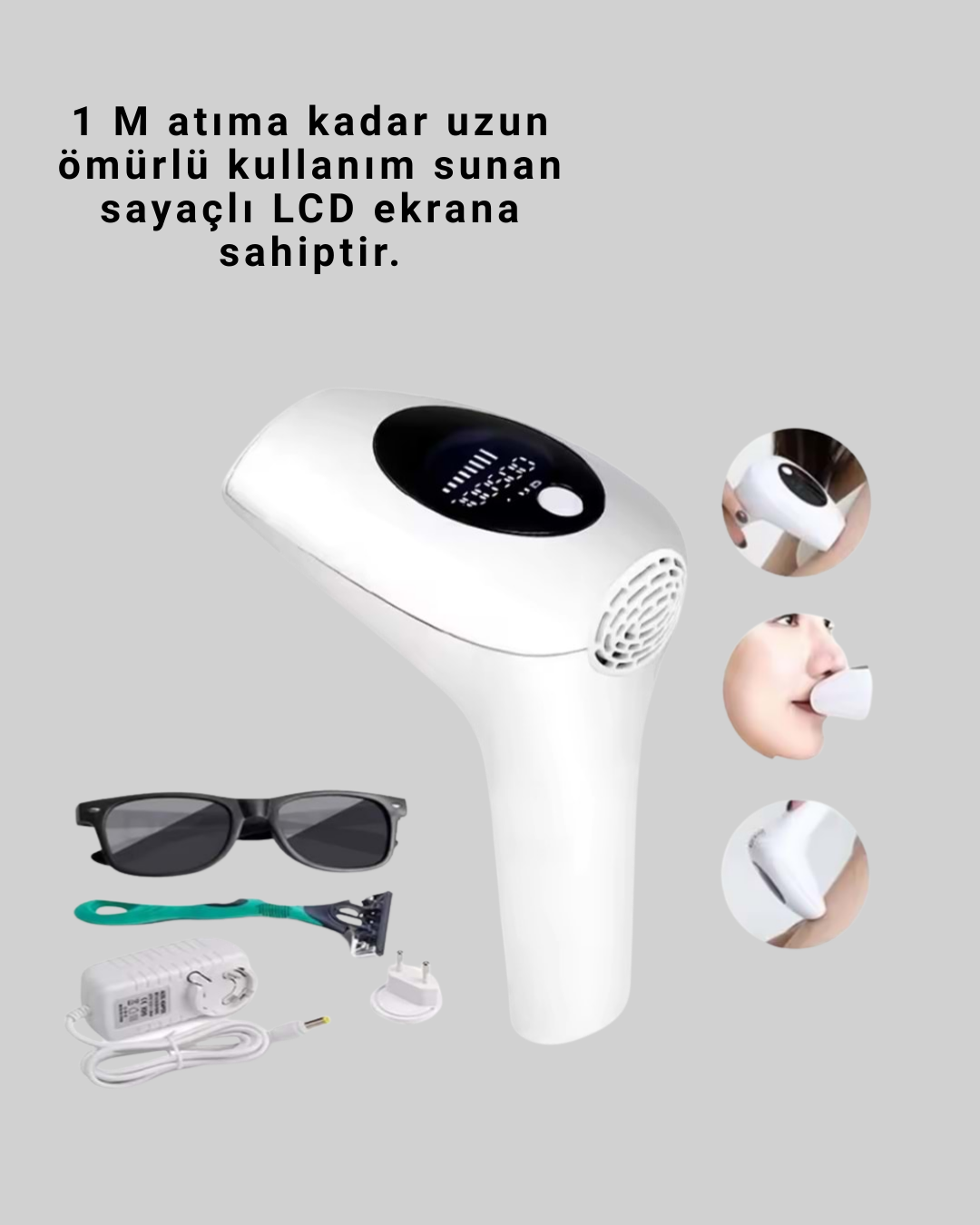 Hasuba IPL Lazer Epilasyon Cihazı HS-262 5 Enerji Kademeli - Görsel 4