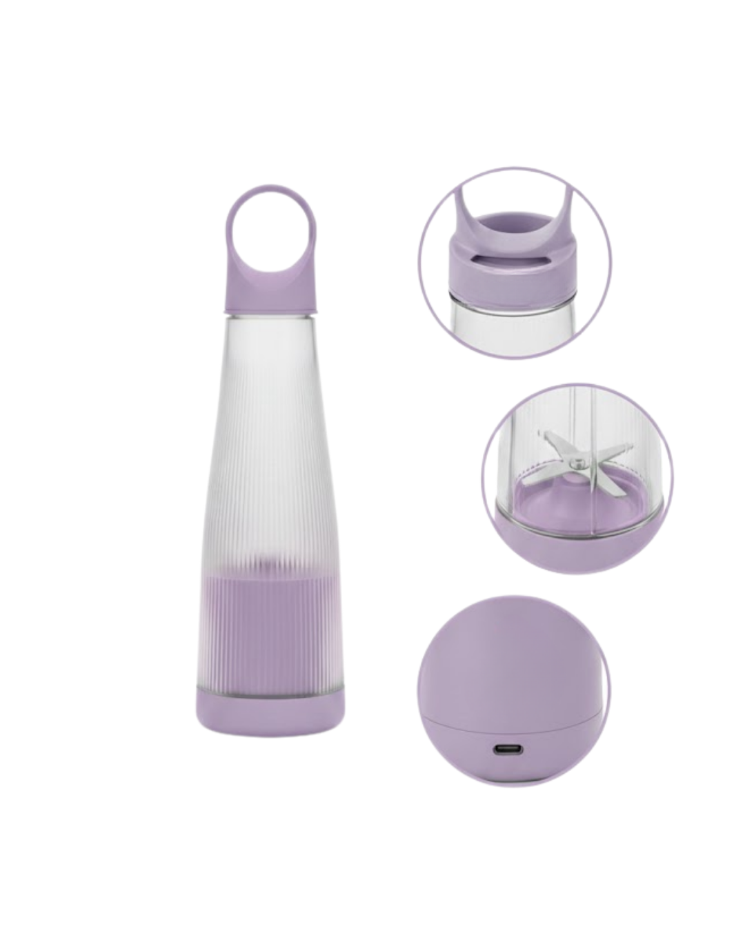 Ev Ofis ve Seyahat İçin Taşınabilir Smoothie Blender - Görsel 3