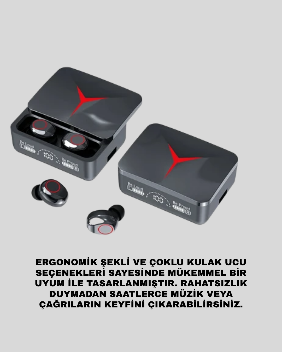 Ergonomik Tasarımlı Kablosuz Bluetooth Kulaklık – Yüksek Ses Performansı - Görsel 4