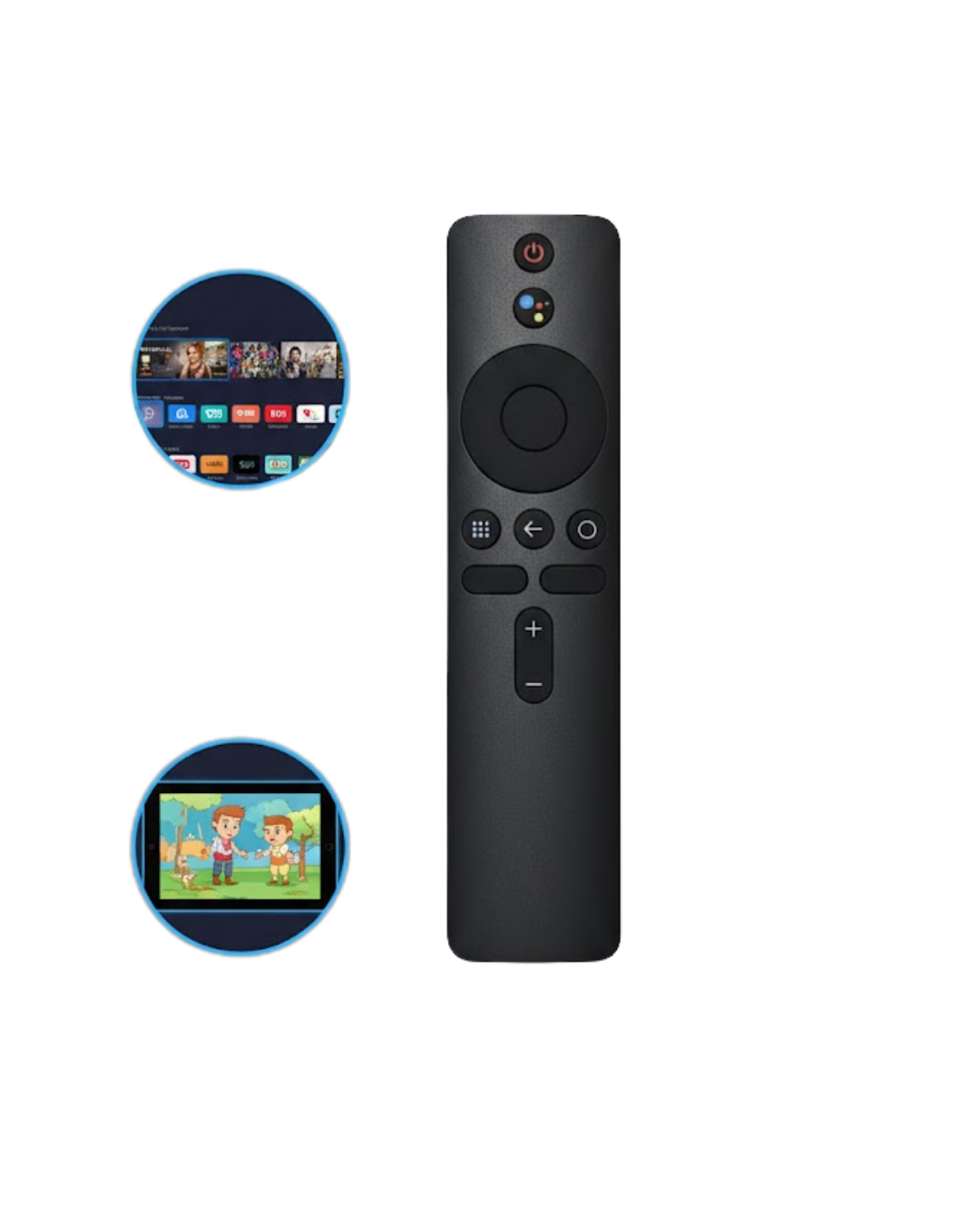 Sesli Komut Destekli Akıllı TV Kumandası Bluetooth Bağlantılı - Görsel 4
