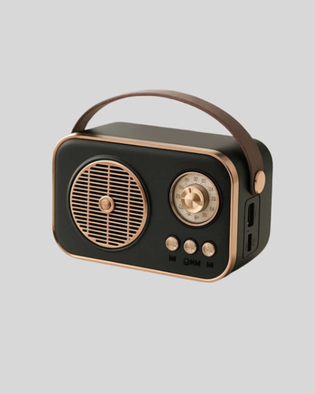 Bluetooth’lu Retro Radyo – FM Destekli Nostaljik Hoparlör - Görsel 4