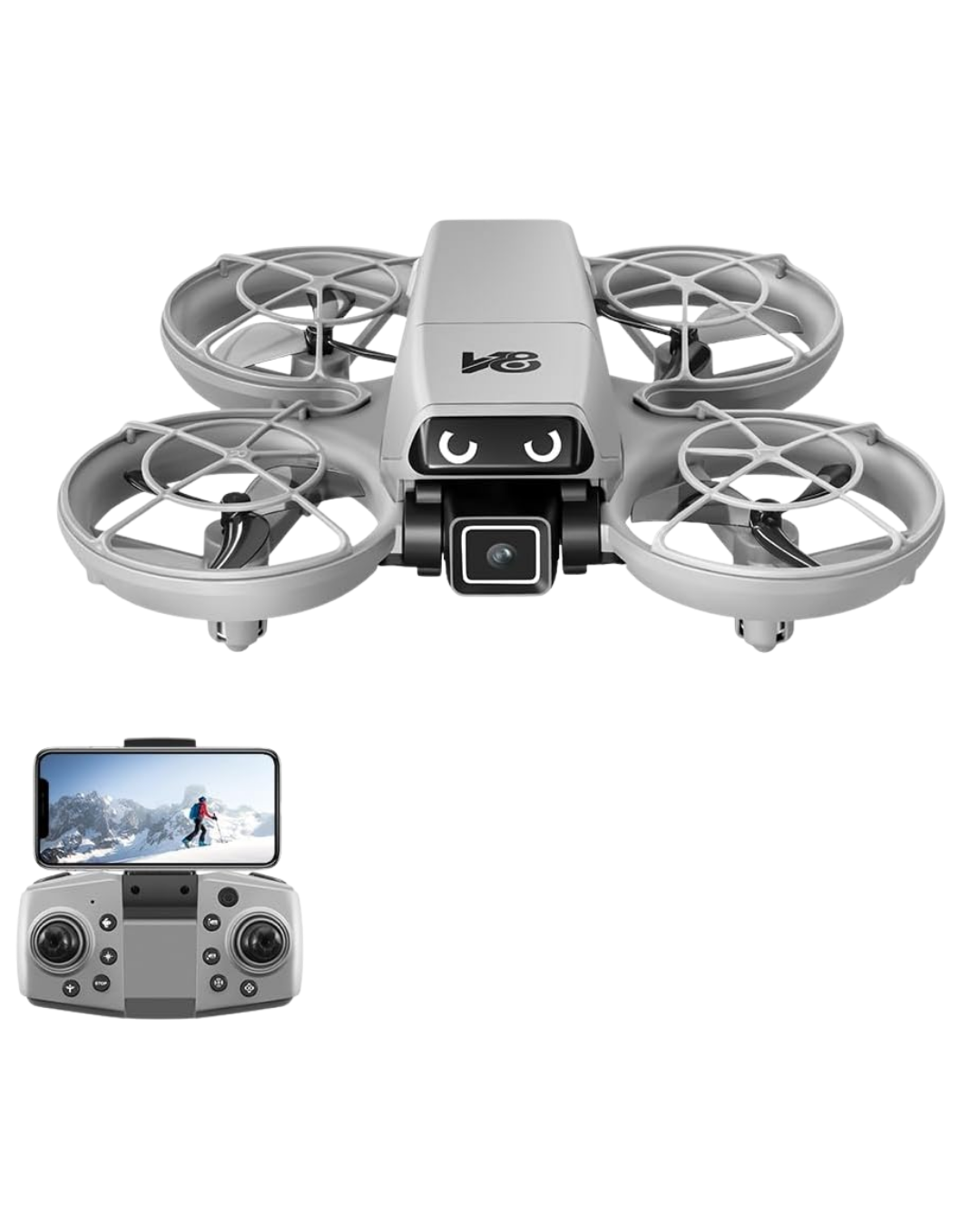 APP Kontrollü Kameralı Mini Drone Headless Mod Özellikli - Görsel 3