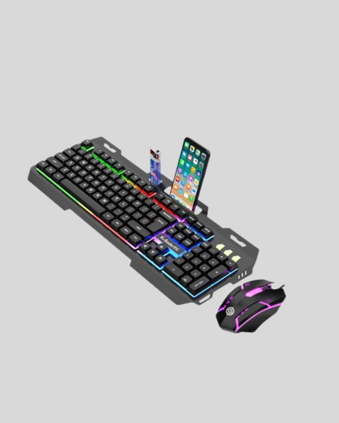 Gaming Klavye ve Mouse Seti PG8018 – Dayanıklı Tuşlar, Hızlı Komut - Görsel 2