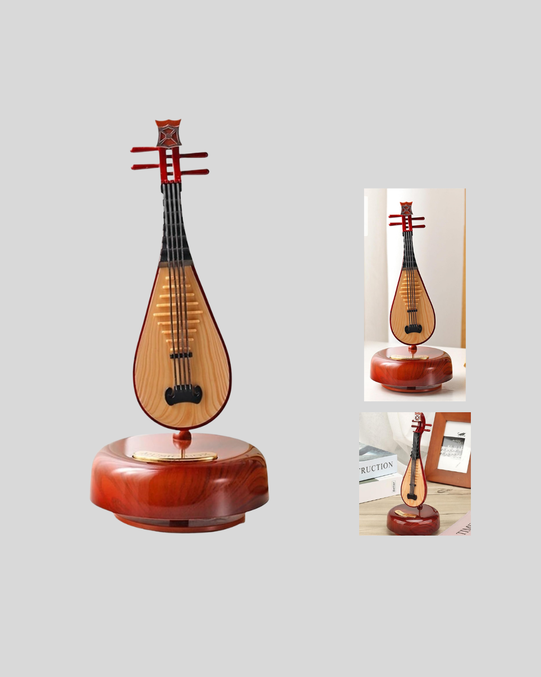 Ud Sembolü Müzik Kutusu Estetik Tasarım Melodi Destekli - Görsel 4