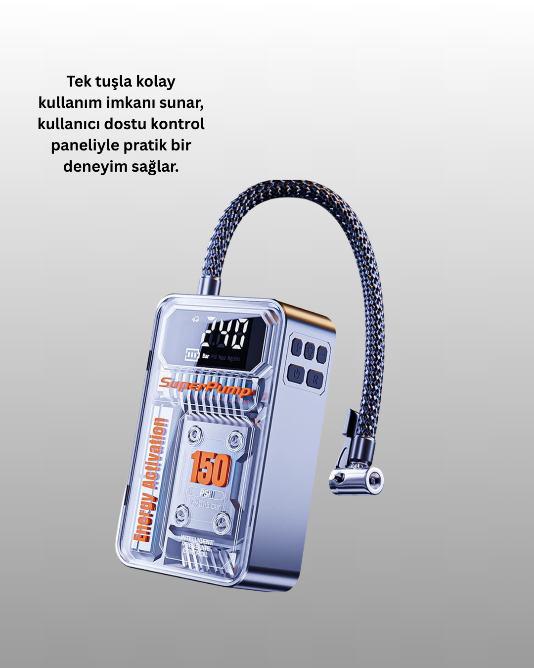MC6619 Araç Lastik Pompası - Görsel 4