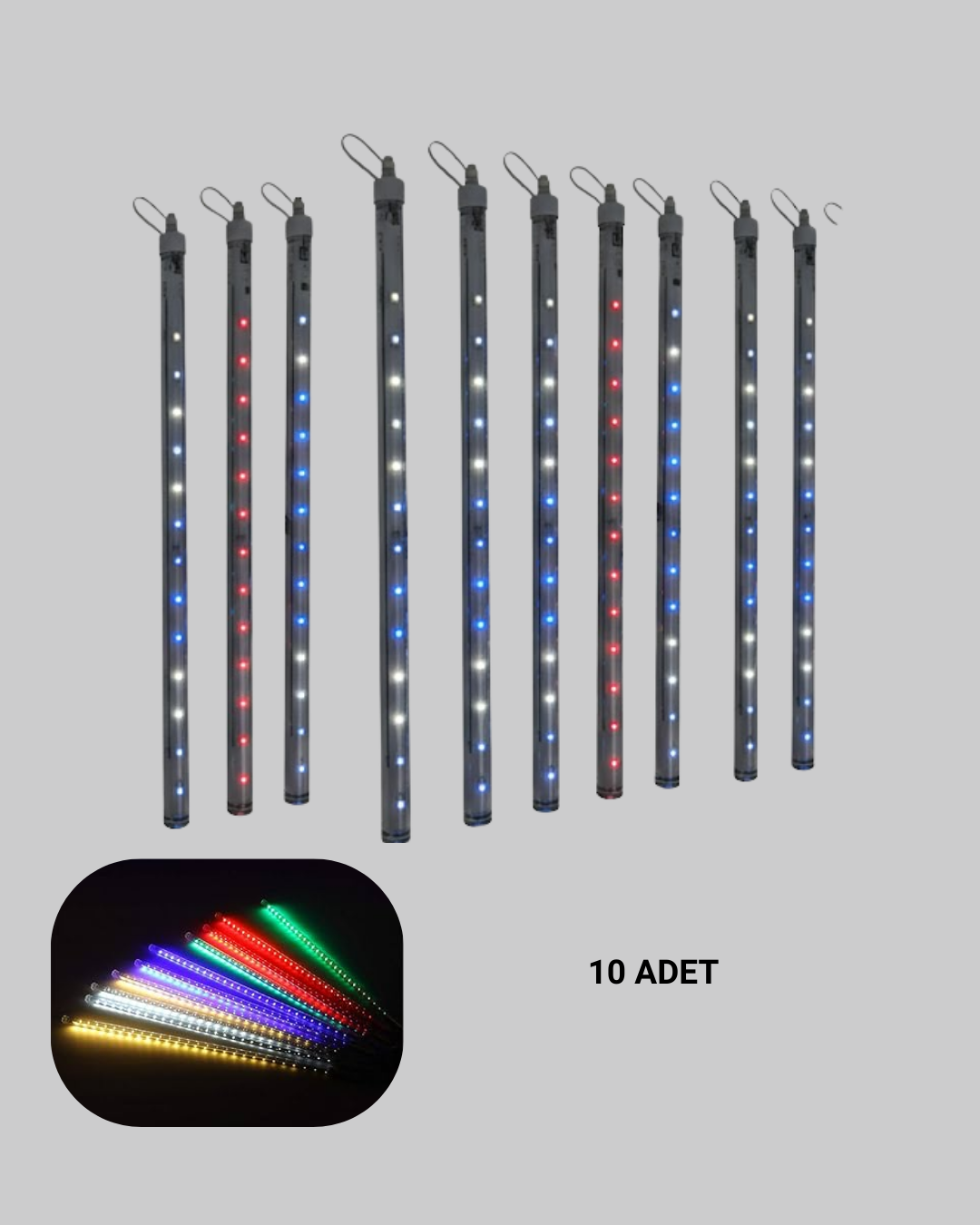10 ÇUBUKLU DEKOR LED - Görsel 4