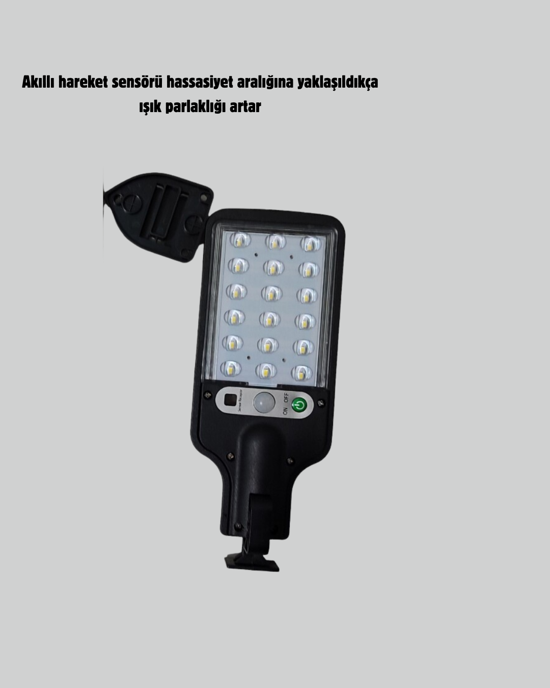STL616 SENSÖRLÜ SOLAR SOKAK LAMBASI - Görsel 4