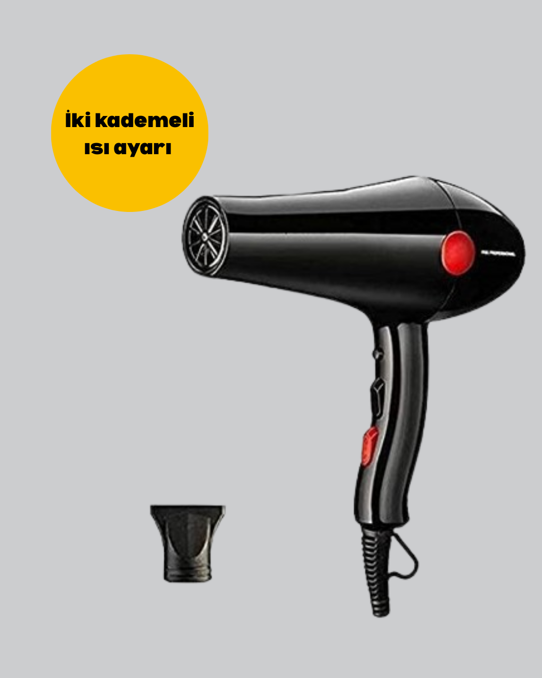 Profesyonel 2200W Saç Kurutma Makinesi Yüksek Performans - Görsel 3