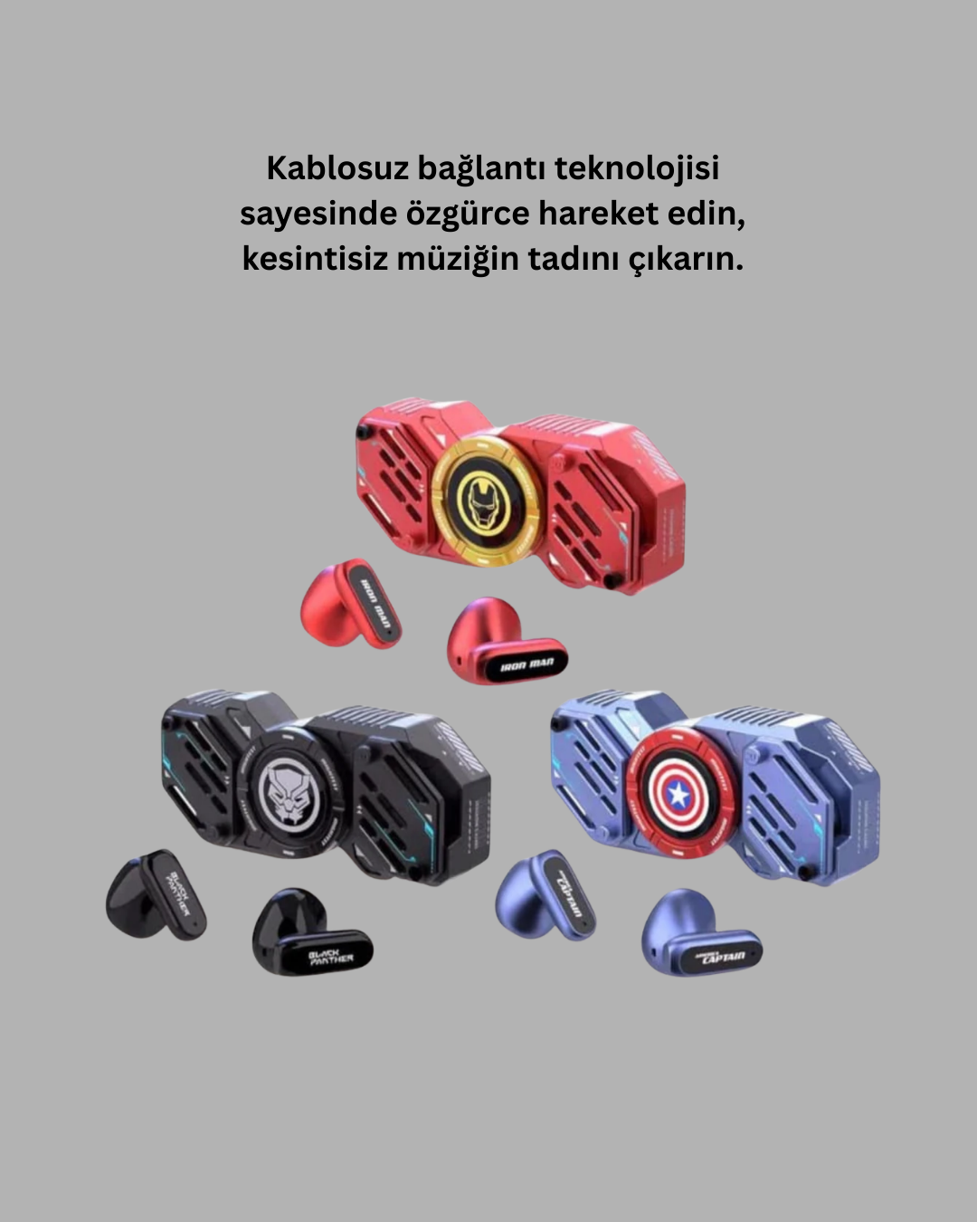 Bluetooth Titreşimli Kulaklık Gürültü Önleyici Mikrofonlu 2025 Model - Görsel 4
