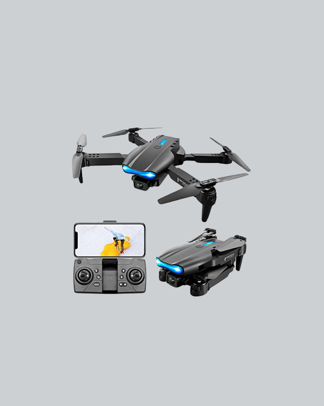 Katlanabilir 4K Kamera Drone Uzaktan Kumandalı Profesyonel Drone - Görsel 4
