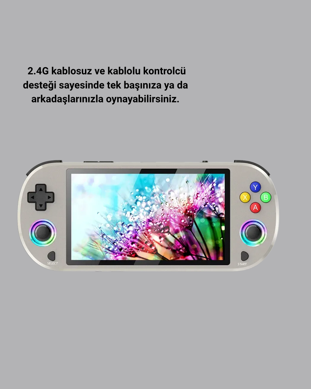 5 İnç IPS Ekranlı Retro Oyun Konsolu – 6 Saat Kesintisiz Oyun Deneyimi - Görsel 5