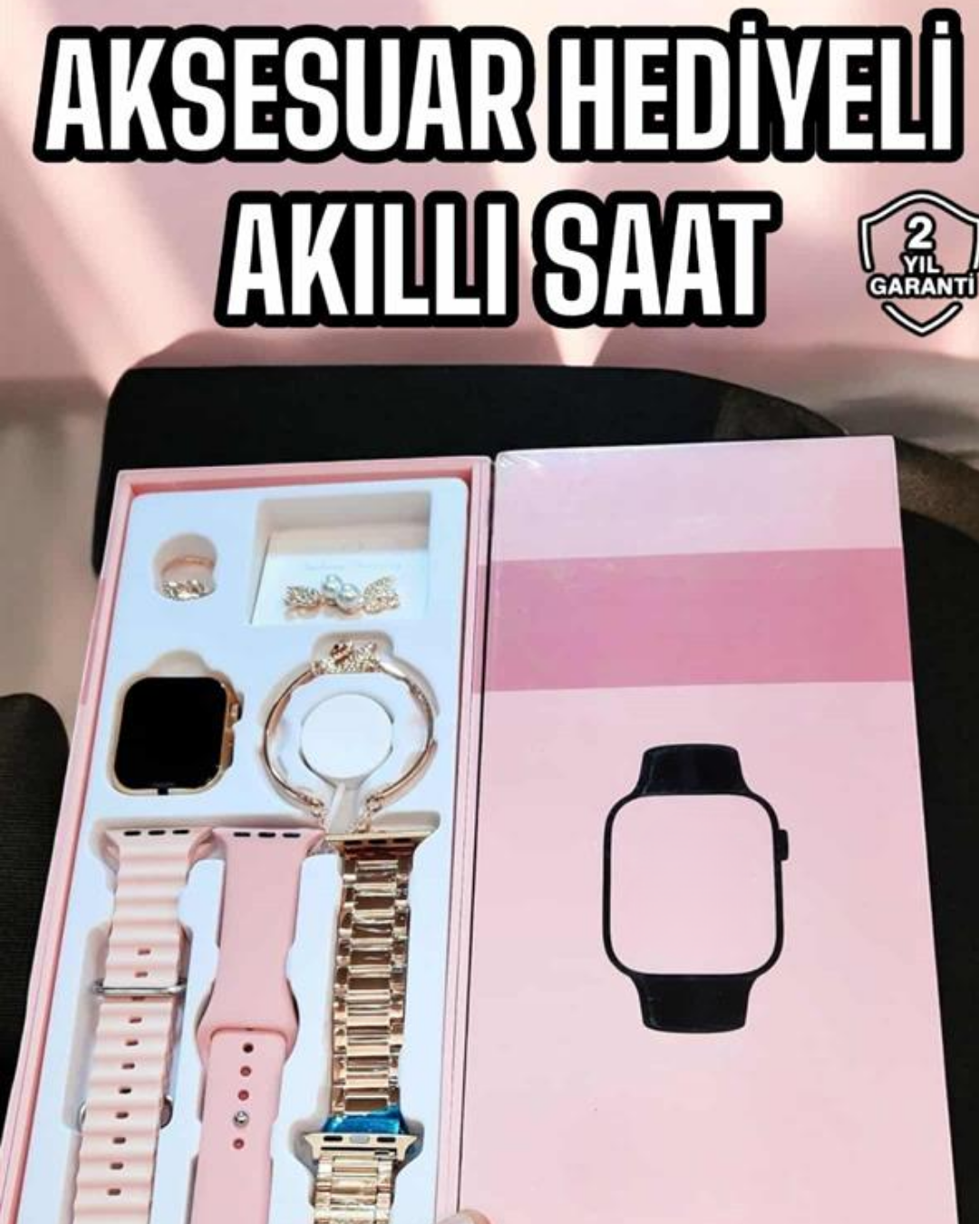 Akıllı Saat Sesli Görüşme Bildirim Görme Uyku ve Sağlık Takibi - Görsel 5