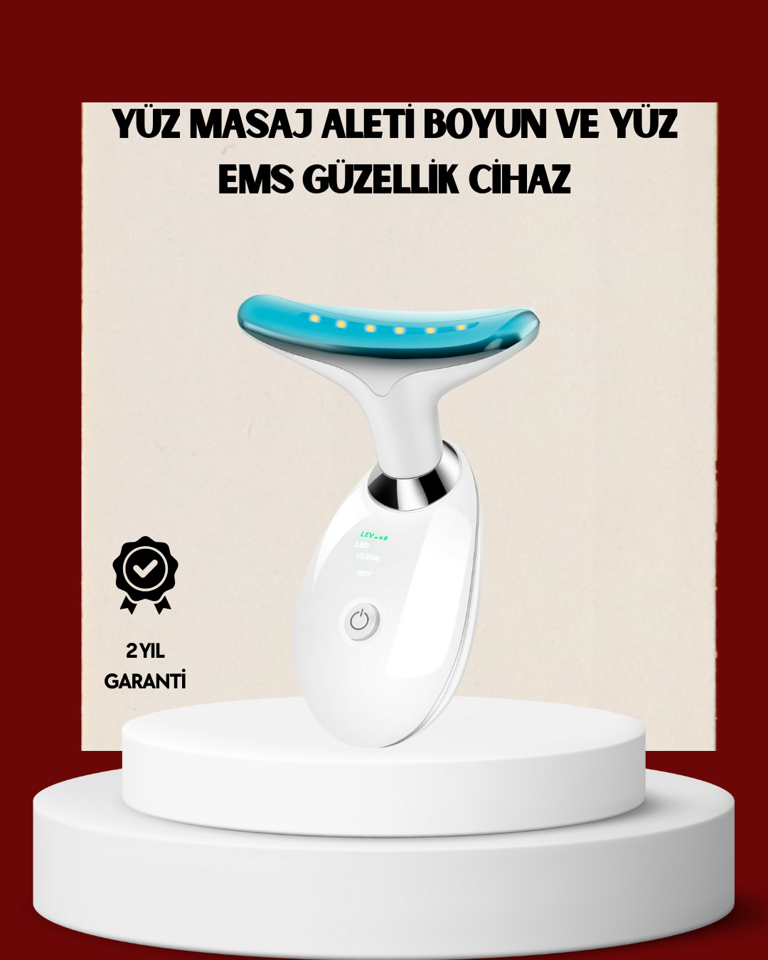 Derin Gözenek Temizleyici ve Cilt Sıkılaştırıcı Masaj Cihazı – Tüm Cilt Tiplerine Uygun