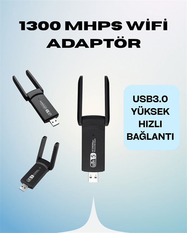 AC1200 USB WiFi Adaptör - Görsel 2